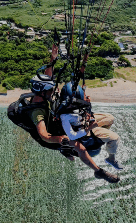 Vue mer - Fun Parapente Réunion